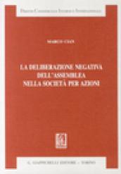 La deliberazione negativa dell'assemblea nella società per azioni