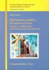 Dall'impresa pubblica all'impresa privata. Logiche e problematiche del fenomeno della privatizzazione