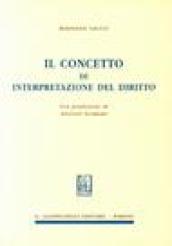 Il concetto di interpretazione del diritto