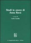 Studi in onore di Anna Ravà