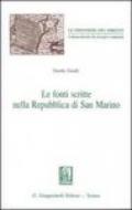 Le fonti scritte nella Repubblica di San Marino
