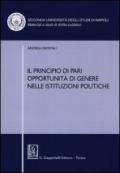 Il principio di pari opportunità di genere nelle istituzioni politiche