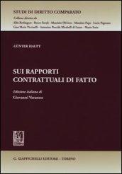 Sui rapporti contrattuali di fatto