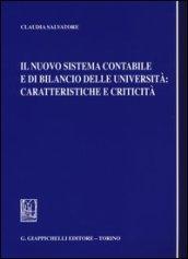 Il nuovo sistema contabile e di bilancio delle università. Caratteristiche e criticità