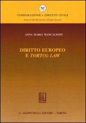 Diritto europeo e tort(s) law