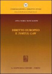 Diritto europeo e tort(s) law