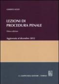 Lezioni di procedura penale