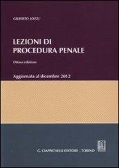 Lezioni di procedura penale