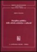 Disciplina pubblica delle attività artistiche e culturali