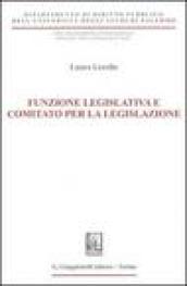 Funzione legislativa e comitato per la legislazione