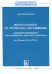 Potere e autotutela nel contratto di lavoro subordinato. Eccezione di inadempimento, rifiuto di obbedienza, azione diretta individuale