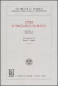 Studi economico-giuridici (2003-2004). In memoria di Franco Ledda. Vol. 60