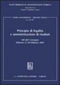 Principio di legalità e amministrazione di risultati. Atti del Convegno (Palermo, 27-28 febbraio 2003)