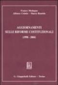 Aggiornamenti sulle riforme costituzionali (1998-2004)