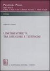 L'incompatibilità tra difensore e testimone