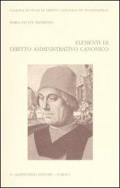 Elementi di diritto amministrativo canonico