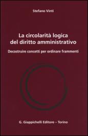 La circolarità logica del diritto amministrativo. Decostruire concetti per ordinare frammenti