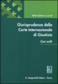 Giurisprudenza della corte internazionale di giustizia. Casi scelti