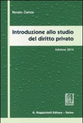 Introduzione allo studio del diritto privato 2014