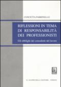 Riflessioni in tema di responsabilità dei professionisti. Gli obblighi dei consulenti del lavoro