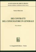 Dei contratti del consumatore in generale