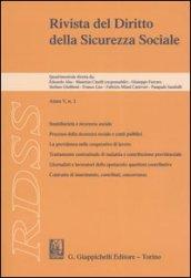 RDSS. Rivista del diritto della sicurezza sociale (2005). 1.