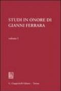 Studi in onore di Gianni Ferrara