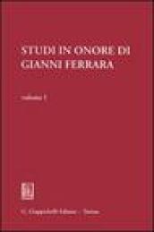 Studi in onore di Gianni Ferrara