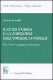 Il sistema d'azienda e la valorizzazione delle «potenzialità inespresse». Una «visione» strategica per il risanamento