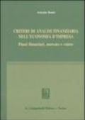 Criteri di analisi finanziaria nell'economia d'impresa. Flussi finanziari, mercato e valore