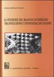 La funzione del bilancio di esercizio tra evoluzione e tendenziale mutazione