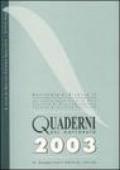 Quaderni del dottorato 2003