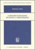 Il principio di distinzione tra politica e amministrazione