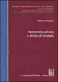 Autonomia privata e diritto di famiglia