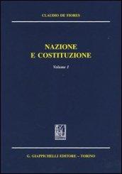 Nazione e costituzione: 1