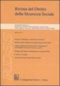 RDSS. Rivista del diritto della sicurezza sociale (2005). 3.