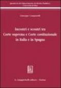 Incontri e scontri tra Corte suprema e Corte costituzionale in Italia e in Spagna