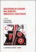 Questioni di genere nel diritto: impliciti e crittotipi