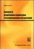 Elementi di progettazione organizzativa e di programmazione del personale