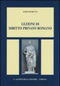 Lezioni di diritto privato romano