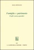 Famiglia e patrimonio. Profili storico-giuridici