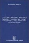 L'evoluzione del sistema informativo di bilancio. Osservazioni critiche