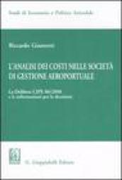 L'analisi dei costi nelle società di gestione aereoportuale: 1