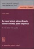 Le operazioni straordinarie nell'economia delle imprese