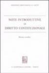 Note introduttive di diritto costituzionale