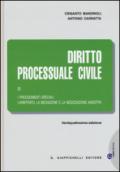 Diritto processuale civile. 3.I procedimenti speciali. L'arbitrato, la mediazione e la negoziazione assistita