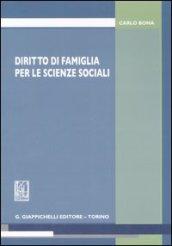 Diritto di famiglia per le scienze sociali