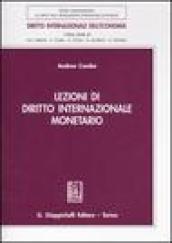 Lezioni di diritto internazionale monetario