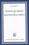 Filosofia del diritto e questione dello spirito