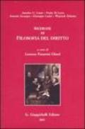 Ricerche di filosofia del diritto